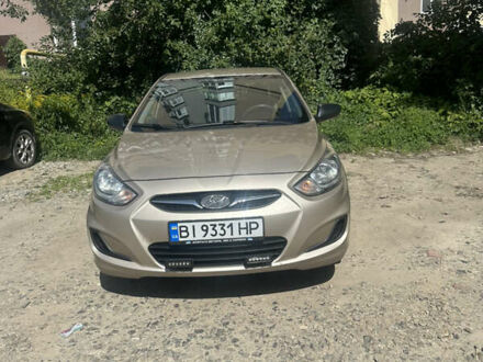 Хендай Акцент 2012 в Ивано-Франковске на Automoto.ua Бежевый Хендай Акцент, объемом двигателя 1.4 л и пробегом 203 тыс. км за 7000 $, фото 1 на Automoto.ua