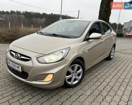 Бежевый Хендай Акцент, объемом двигателя 1.4 л и пробегом 198 тыс. км за 7350 $, фото 1 на Automoto.ua
