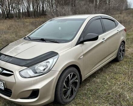 Бежевий Хендай Акцент, об'ємом двигуна 1.4 л та пробігом 96 тис. км за 9500 $, фото 1 на Automoto.ua