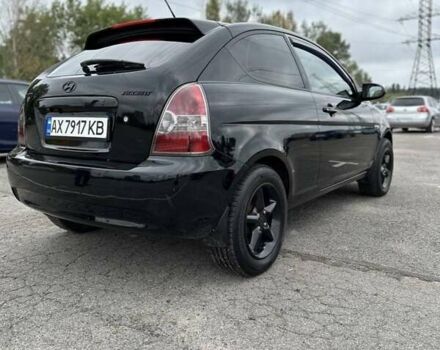 Черный Хендай Акцент, объемом двигателя 1.4 л и пробегом 123 тыс. км за 4500 $, фото 3 на Automoto.ua
