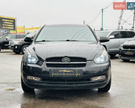 Черный Хендай Акцент, объемом двигателя 1.4 л и пробегом 123 тыс. км за 4550 $, фото 6 на Automoto.ua