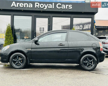 Черный Хендай Акцент, объемом двигателя 1.4 л и пробегом 123 тыс. км за 4550 $, фото 4 на Automoto.ua