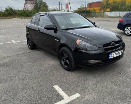 Черный Хендай Акцент, объемом двигателя 1.4 л и пробегом 123 тыс. км за 4500 $, фото 1 на Automoto.ua