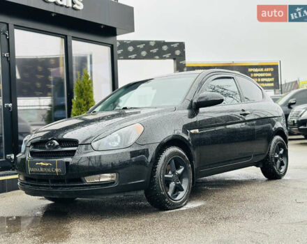 Черный Хендай Акцент, объемом двигателя 1.4 л и пробегом 123 тыс. км за 4550 $, фото 5 на Automoto.ua