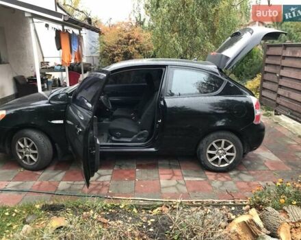 Черный Хендай Акцент, объемом двигателя 1.6 л и пробегом 187 тыс. км за 5200 $, фото 2 на Automoto.ua