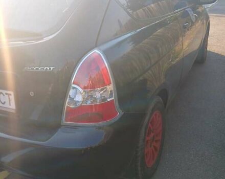 Чорний Хендай Акцент, об'ємом двигуна 1.6 л та пробігом 147 тис. км за 3500 $, фото 9 на Automoto.ua