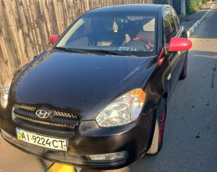 Чорний Хендай Акцент, об'ємом двигуна 1.6 л та пробігом 147 тис. км за 3500 $, фото 3 на Automoto.ua