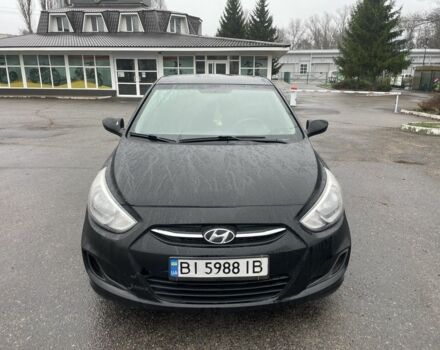 Черный Хендай Акцент, объемом двигателя 1.6 л и пробегом 200 тыс. км за 5500 $, фото 2 на Automoto.ua