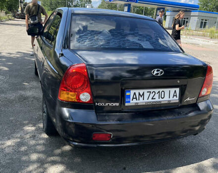 Чорний Хендай Акцент, об'ємом двигуна 1.6 л та пробігом 382 тис. км за 2500 $, фото 6 на Automoto.ua