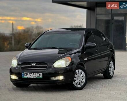 Черный Хендай Акцент, объемом двигателя 1.4 л и пробегом 346 тыс. км за 3350 $, фото 1 на Automoto.ua