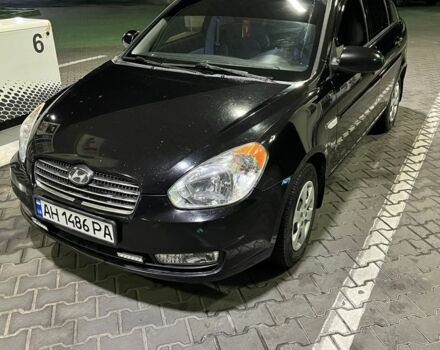Черный Хендай Акцент, объемом двигателя 1.4 л и пробегом 197 тыс. км за 4800 $, фото 10 на Automoto.ua
