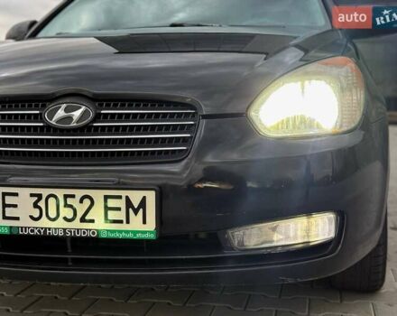 Черный Хендай Акцент, объемом двигателя 1.4 л и пробегом 346 тыс. км за 3450 $, фото 12 на Automoto.ua