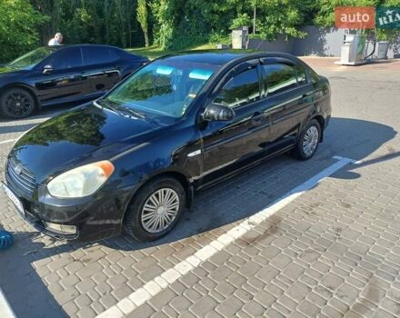 Черный Хендай Акцент, объемом двигателя 1.4 л и пробегом 317 тыс. км за 4000 $, фото 8 на Automoto.ua