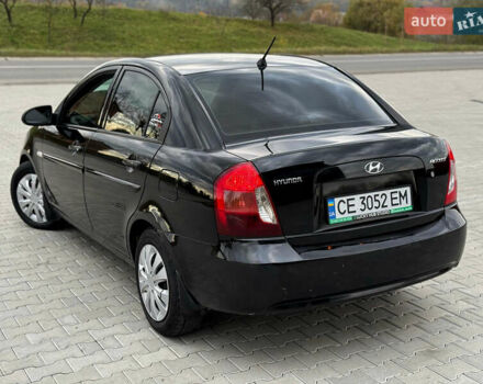 Хендай Акцент 2007 в Черновцах на Automoto.ua Черный Хендай Акцент, объемом двигателя 1.4 л и пробегом 345 тыс. км за 3600 $, фото 9 на Automoto.ua