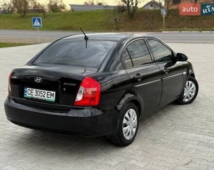 Черный Хендай Акцент, объемом двигателя 1.4 л и пробегом 346 тыс. км за 3450 $, фото 7 на Automoto.ua