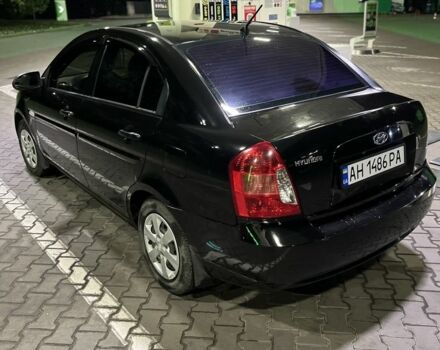 Черный Хендай Акцент, объемом двигателя 1.4 л и пробегом 197 тыс. км за 4800 $, фото 12 на Automoto.ua