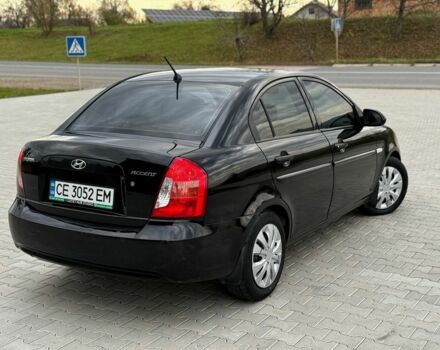 Хендай Акцент 2007 в Черновцах на Automoto.ua Черный Хендай Акцент, объемом двигателя 1.4 л и пробегом 345 тыс. км за 3600 $, фото 6 на Automoto.ua