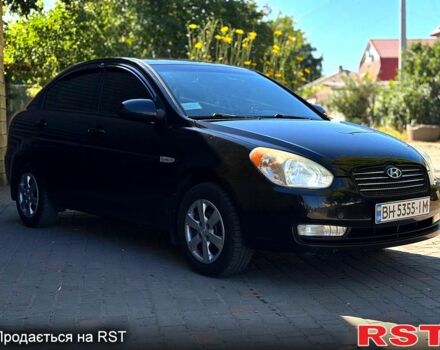 Черный Хендай Акцент, объемом двигателя 1.4 л и пробегом 178 тыс. км за 5300 $, фото 1 на Automoto.ua