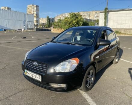 Хендай Акцент 2007 в Одессе на Automoto.ua Черный Хендай Акцент, объемом двигателя 1.4 л и пробегом 222 тыс. км за 5500 $, фото 3 на Automoto.ua