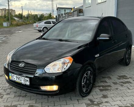 Чорний Хендай Акцент, об'ємом двигуна 1.4 л та пробігом 250 тис. км за 4800 $, фото 3 на Automoto.ua