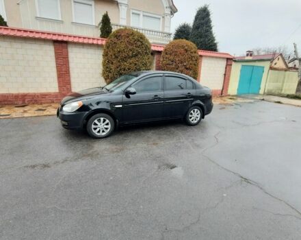 Черный Хендай Акцент, объемом двигателя 1.4 л и пробегом 210 тыс. км за 3900 $, фото 5 на Automoto.ua