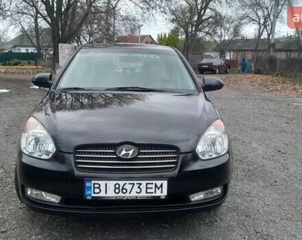 Черный Хендай Акцент, объемом двигателя 1.49 л и пробегом 231 тыс. км за 4600 $, фото 10 на Automoto.ua