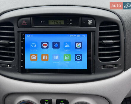 Черный Хендай Акцент, объемом двигателя 1.4 л и пробегом 139 тыс. км за 5999 $, фото 46 на Automoto.ua