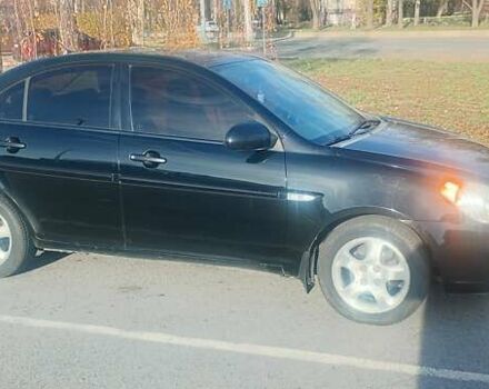 Черный Хендай Акцент, объемом двигателя 1.49 л и пробегом 204 тыс. км за 5280 $, фото 3 на Automoto.ua