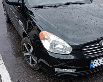 Чорний Хендай Акцент, об'ємом двигуна 1.4 л та пробігом 178 тис. км за 5400 $, фото 3 на Automoto.ua