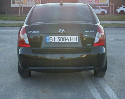Черный Хендай Акцент, объемом двигателя 1.59 л и пробегом 175 тыс. км за 6300 $, фото 7 на Automoto.ua