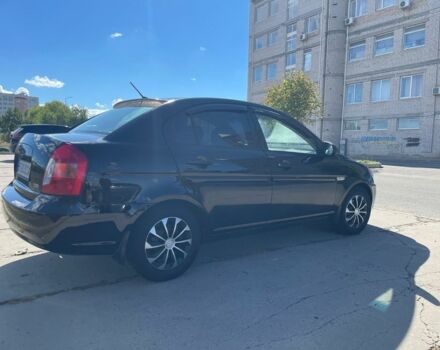 Черный Хендай Акцент, объемом двигателя 1.5 л и пробегом 237 тыс. км за 4000 $, фото 2 на Automoto.ua