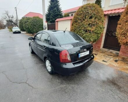 Черный Хендай Акцент, объемом двигателя 1.4 л и пробегом 210 тыс. км за 3900 $, фото 4 на Automoto.ua