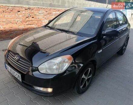 Чорний Хендай Акцент, об'ємом двигуна 1.4 л та пробігом 202 тис. км за 5500 $, фото 7 на Automoto.ua