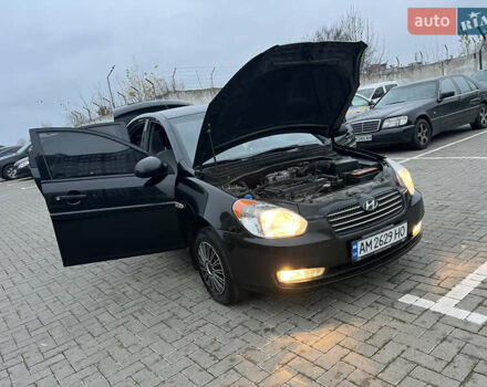 Черный Хендай Акцент, объемом двигателя 1.4 л и пробегом 221 тыс. км за 4950 $, фото 28 на Automoto.ua