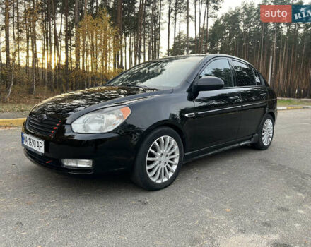 Черный Хендай Акцент, объемом двигателя 1.49 л и пробегом 247 тыс. км за 5200 $, фото 1 на Automoto.ua