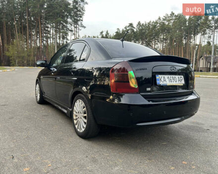 Черный Хендай Акцент, объемом двигателя 1.49 л и пробегом 247 тыс. км за 5200 $, фото 6 на Automoto.ua
