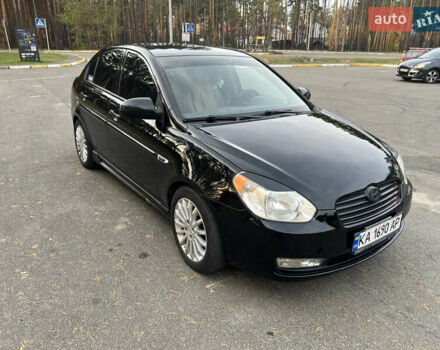 Черный Хендай Акцент, объемом двигателя 1.49 л и пробегом 247 тыс. км за 5200 $, фото 3 на Automoto.ua