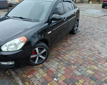 Чорний Хендай Акцент, об'ємом двигуна 1.4 л та пробігом 178 тис. км за 5400 $, фото 8 на Automoto.ua