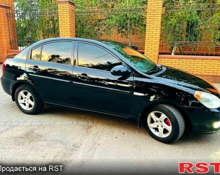 Черный Хендай Акцент, объемом двигателя 1.6 л и пробегом 240 тыс. км за 4900 $, фото 1 на Automoto.ua