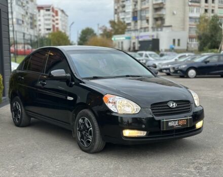 Чорний Хендай Акцент, об'ємом двигуна 1.4 л та пробігом 250 тис. км за 5100 $, фото 3 на Automoto.ua