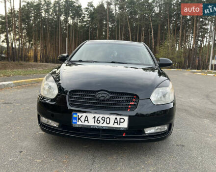 Черный Хендай Акцент, объемом двигателя 1.49 л и пробегом 247 тыс. км за 5200 $, фото 2 на Automoto.ua