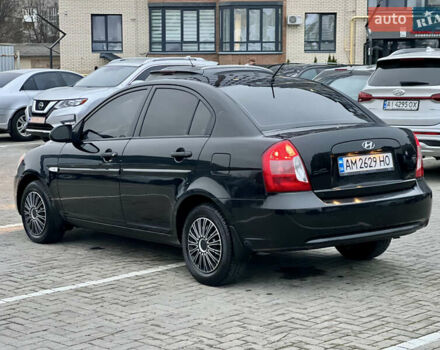 Черный Хендай Акцент, объемом двигателя 1.4 л и пробегом 221 тыс. км за 4950 $, фото 9 на Automoto.ua
