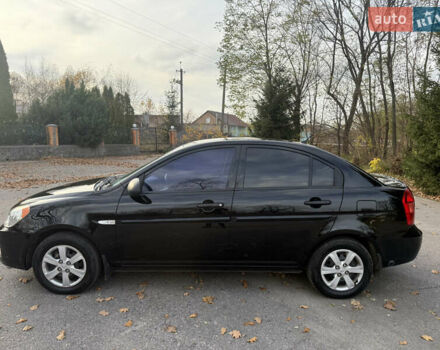 Черный Хендай Акцент, объемом двигателя 1.4 л и пробегом 257 тыс. км за 3000 $, фото 9 на Automoto.ua