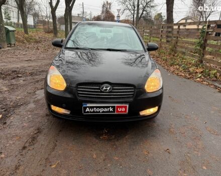 Черный Хендай Акцент, объемом двигателя 1.4 л и пробегом 165 тыс. км за 5390 $, фото 1 на Automoto.ua