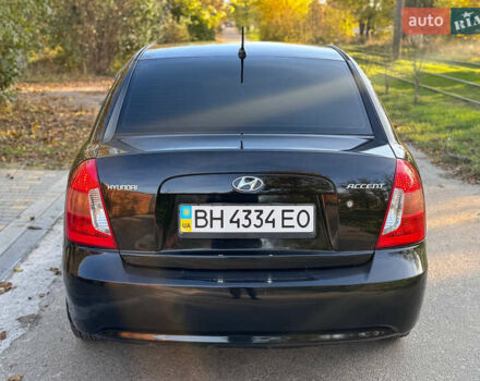 Черный Хендай Акцент, объемом двигателя 1.4 л и пробегом 128 тыс. км за 5800 $, фото 12 на Automoto.ua