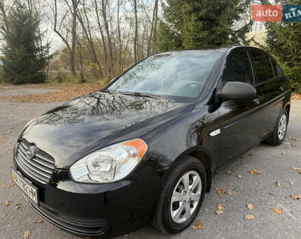 Черный Хендай Акцент, объемом двигателя 1.4 л и пробегом 257 тыс. км за 3000 $, фото 10 на Automoto.ua