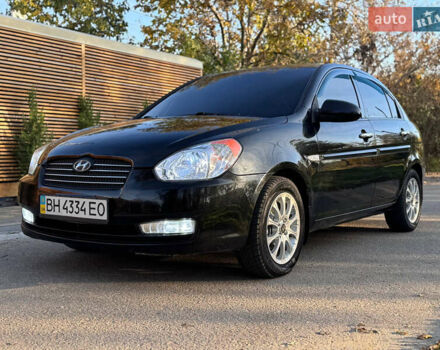 Черный Хендай Акцент, объемом двигателя 1.4 л и пробегом 128 тыс. км за 5800 $, фото 15 на Automoto.ua