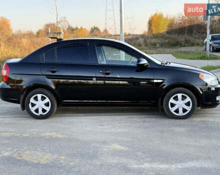 Черный Хендай Акцент, объемом двигателя 1.59 л и пробегом 175 тыс. км за 6300 $, фото 2 на Automoto.ua