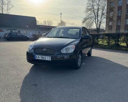 Черный Хендай Акцент, объемом двигателя 1.4 л и пробегом 300 тыс. км за 3300 $, фото 1 на Automoto.ua