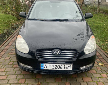 Черный Хендай Акцент, объемом двигателя 1.4 л и пробегом 257 тыс. км за 3500 $, фото 1 на Automoto.ua